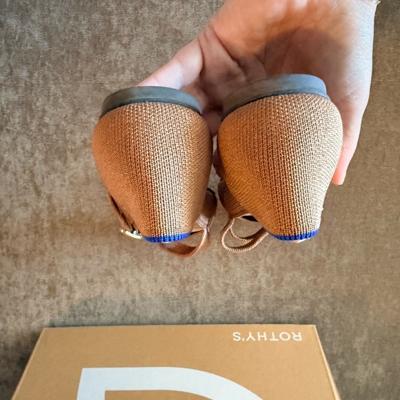 Rothy's Double Buckle Mary Jane Flats - Java Chip - Picture 3 of 8